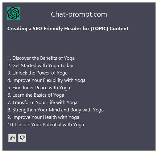  Creating a SEO-Friendly Header for [TOPIC] Content
