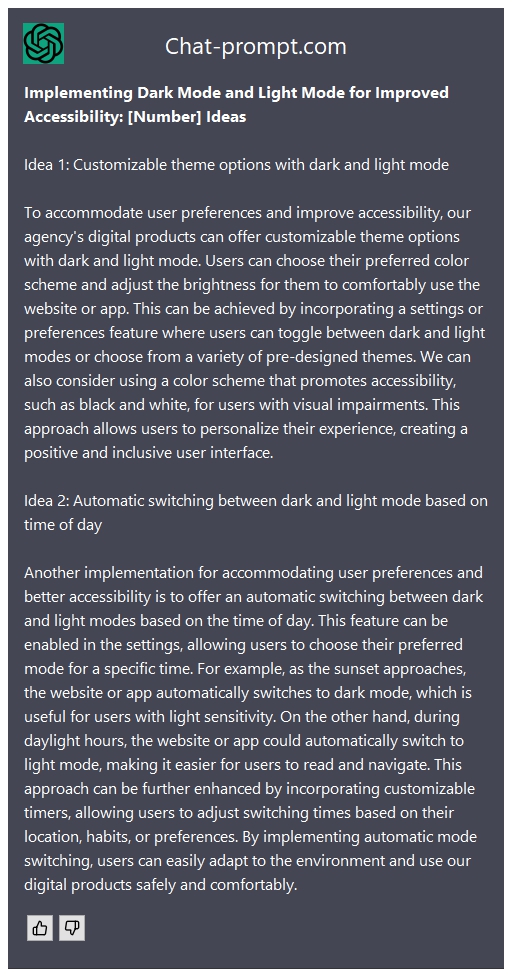  Implementing Dark Mode and Light Mode for Improved Accessibility: [Number] Ideas