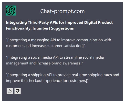  Integrating Third-Party APIs for Improved Digital Product Functionality: [number] Suggestions