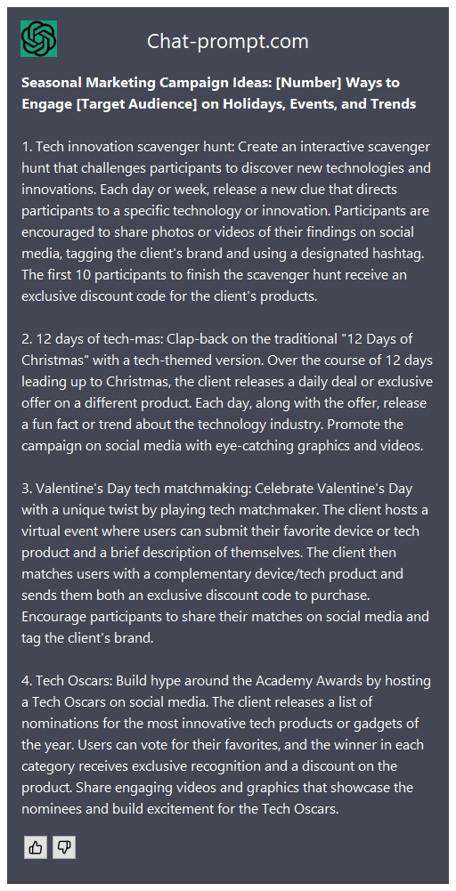  Seasonal Marketing Campaign Ideas: [Number] Ways to Engage [Target Audience] on Holidays, Events, and Trends